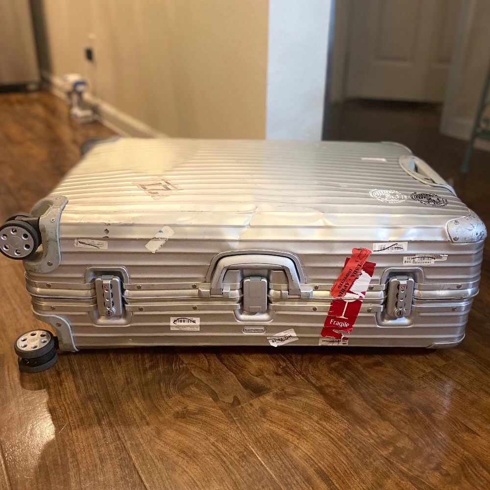 RIMOWA ORIGINAL CHECK-IN-L Aluminum Suitcase